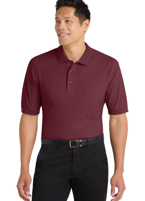 Port Authority® Tall Silk Touch™ Polo.  TLK500 - Burgundy | Port Authority