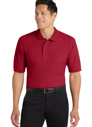 Port Authority® Tall Silk Touch™ Polo.  TLK500 - Red | Port Authority
