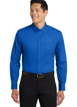 Port Authority® Tall Long Sleeve Easy Care Shirt.  TLS608 - Strong Blue | Port Authority