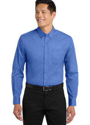 Port Authority® Tall Long Sleeve Easy Care Shirt.  TLS608 - Ultramarine Blue | Port Authority