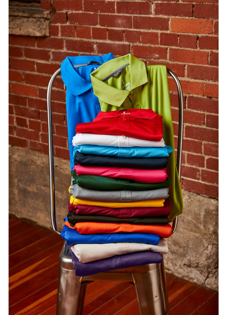 Men's DADE Short Sleeve Polo - Dark Citron Green | Elevate