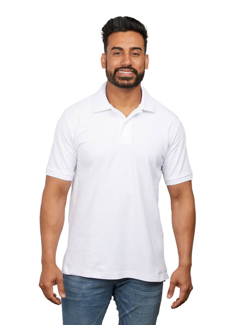 PALO Short Sleeve 100% Cotton Pique Polo - Men's