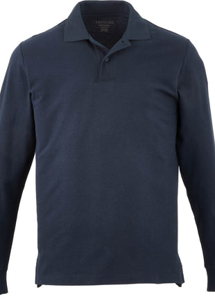 PALO Long Sleeve 100% Cotton Pique Polo - Men's