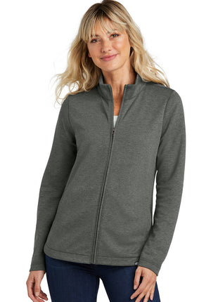 TravisMathew Women's Coveside Full-Zip TM1LD001 - Dark Grey Heather | TravisMathew