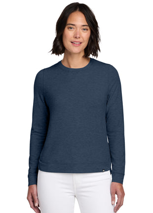 TravisMathew Women's Long Weekend Crew TM1LD003 - Blue Nights Heather | TravisMathew