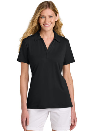 TravisMathew Women's Glenview Solid Polo TM1LF071 - Black | TravisMathew