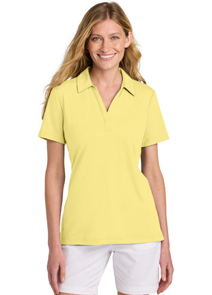 TravisMathew Women's Glenview Solid Polo TM1LF071 - Pale Yellow | TravisMathew