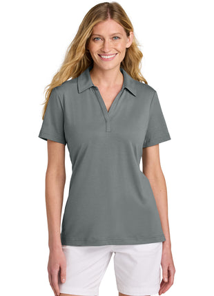 TravisMathew Women's Glenview Solid Polo TM1LF071 - Quiet Shade Grey | TravisMathew