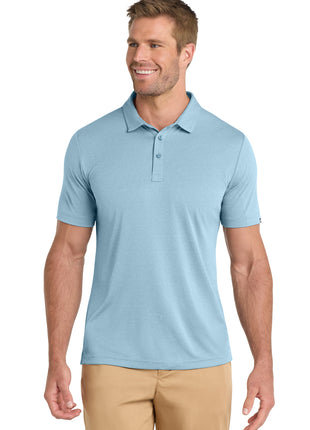 TravisMathew Coto Performance Polo. TM1MU410 - Brilliant Blue Heather | TravisMathew