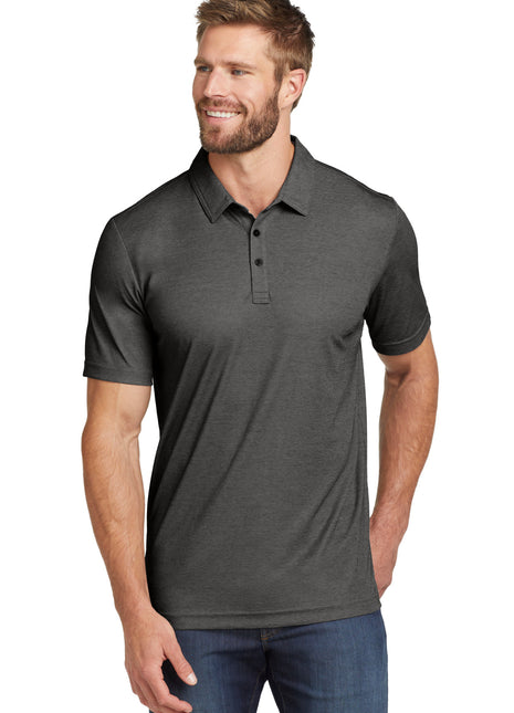 TravisMathew Oceanside Heather Polo. TM1MU412 - Black Heather | TravisMathew