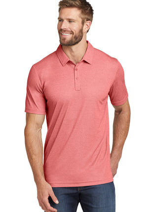 TravisMathew Oceanside Heather Polo. TM1MU412 - Cardinal Heather | TravisMathew