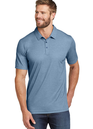 TravisMathew Oceanside Heather Polo. TM1MU412 - Classic Blue Heather | TravisMathew
