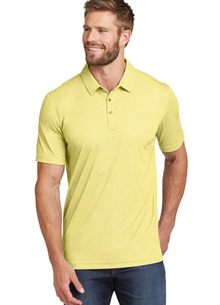 TravisMathew Oceanside Heather Polo. TM1MU412 - Pale Banana Heather | TravisMathew