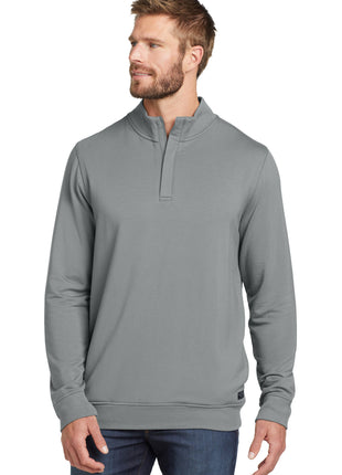 TravisMathew Newport 1/4-Zip Fleece. TM1MU419 - Quiet Shade Grey | TravisMathew