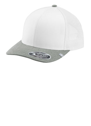 TravisMathew Cruz Colorblock Trucker Cap TM1MY390 - White/ Heather Grey | TravisMathew