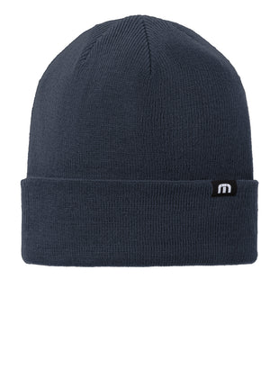 TravisMathew Solid Cuffed Beanie TM1MY394 - Blue Nights | TravisMathew