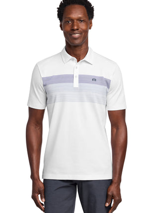 TravisMathew Coastal Chest Stripe Polo TM1MY402 - White | TravisMathew