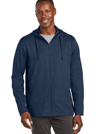 TravisMathew Balboa Hooded Full-Zip Jacket TM1MZ338 - Blue Nights Heather | TravisMathew