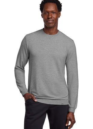 TravisMathew Long Weekend Crew TM1MZ342 - Light Grey Heather | TravisMathew
