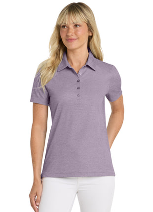 TravisMathew Women's Oceanside Heather Polo TM1WW002 - Purple Sage Heather | TravisMathew