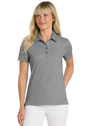TravisMathew Women's Oceanside Heather Polo TM1WW002 - Quiet Shade Grey Heather | TravisMathew