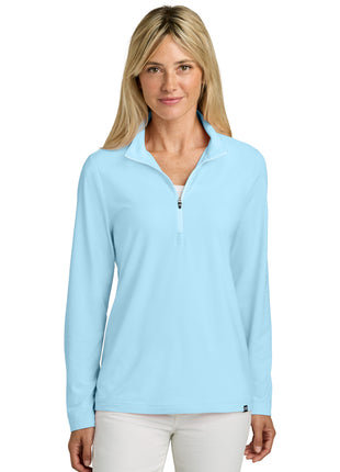 TravisMathew Women's Crestview 1/4-Zip TM1WW003 - Dream Blue | TravisMathew
