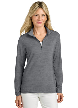 TravisMathew Women's Crestview 1/4-Zip TM1WW003 - Grey Heather | TravisMathew