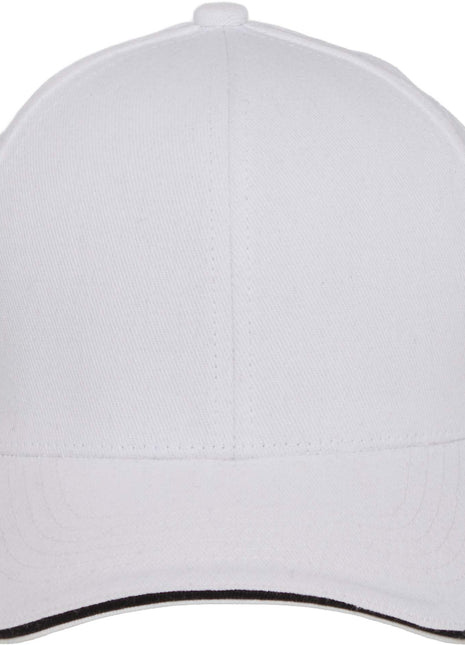 Recycled Cotton Twill 6 Panel Split Peak Ballcap
