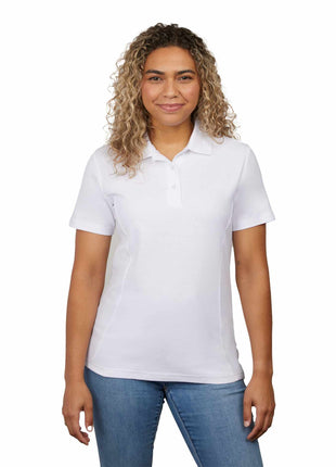 PALO Short Sleeve 100% Cotton Pique Polo - Women's