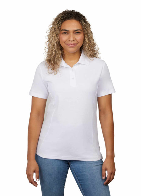 PALO Short Sleeve 100% Cotton Pique Polo - Women's