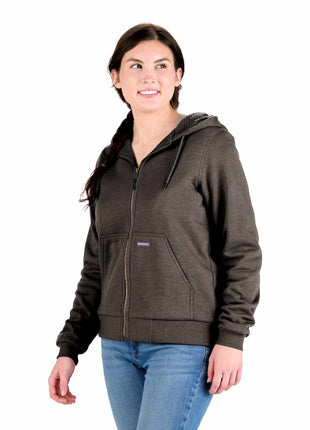 Berne Heritage Grid Fleece-Lined Zip Sweatshirt - Women's