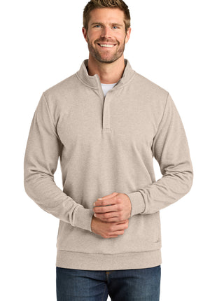 TravisMathew Ocean Villa 1/4-Zip TMA41421 - Natural Heather | TravisMathew