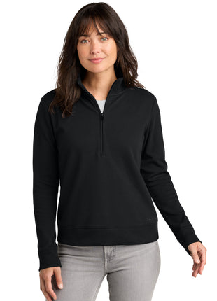 TravisMathew Women's Ocean Villa 1/4-Zip TMA41428 - Black | TravisMathew