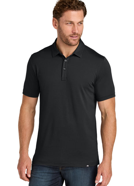 TravisMathew Glenview Solid Polo TMA41461 - Black | TravisMathew