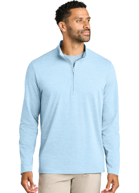TravisMathew Onward 1/4-Zip TMA42775 - Airy Blue Heather | TravisMathew