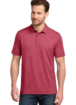 TravisMathew Crestview Polo TMA46371 - Scooter Red Heather | TravisMathew