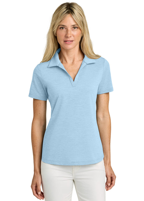 TravisMathew Women's Onward Polo TMA46416 - Airy Blue Heather | TravisMathew