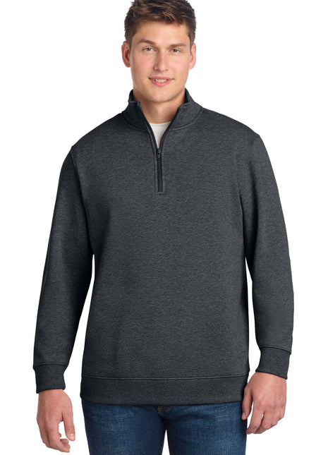 Sport-Tek® Tall 1/4-Zip Sweatshirt. TST253 - Graphite Heather | Sport-Tek