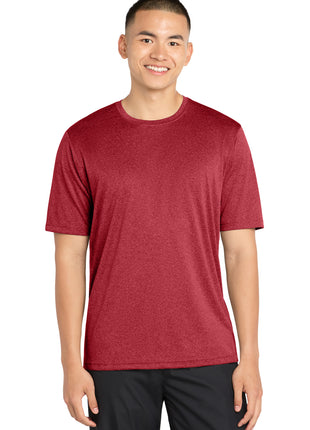 Sport-Tek® Tall Heather Contender™ Tee. TST360 - Scarlet Heather | Sport-Tek