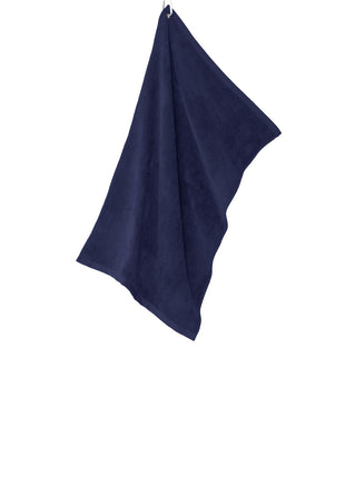 Port Authority® Grommeted Microfiber Golf Towel. TW530 - True Navy | Port Authority
