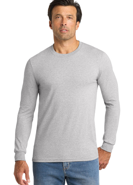 Volunteer Knitwear™ All-American Long Sleeve Tee VL100LS - Athletic Heather | Volunteer Knitwear