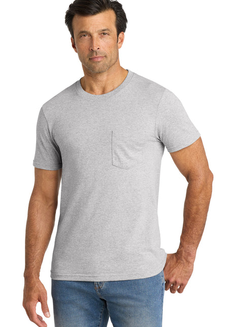 Volunteer Knitwear™ All-American Pocket Tee VL100P - Athletic Heather | Volunteer Knitwear