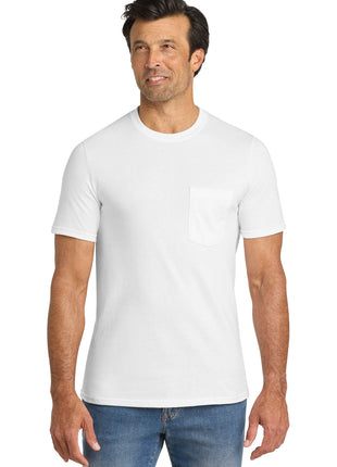 Volunteer Knitwear™ All-American Pocket Tee VL100P - White | Volunteer Knitwear