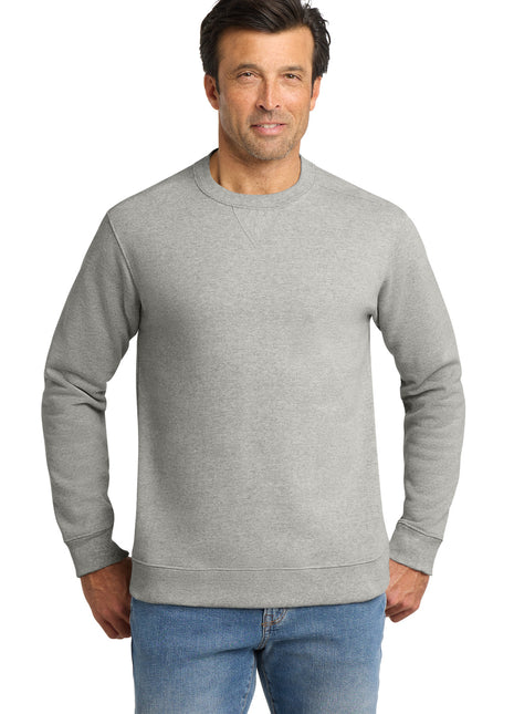 Volunteer Knitwear™ Chore Fleece Crewneck VL130 - Heather Grey | Volunteer Knitwear