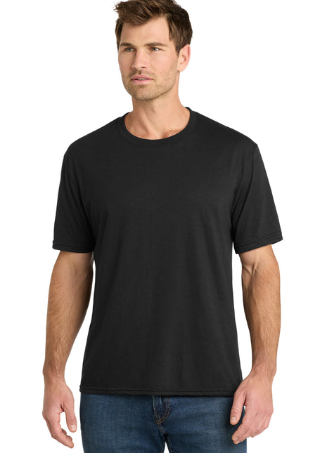Volunteer Knitwear™ Tri Tee VL40 - Deep Black Solid | Volunteer Knitwear
