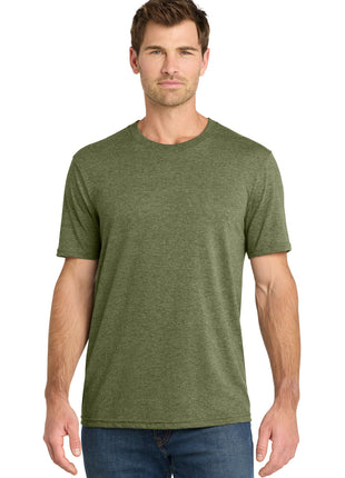 Volunteer Knitwear™ Tri Tee VL40 - Military Green Heather | Volunteer Knitwear