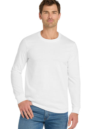 Volunteer Knitwear™ Chore Long Sleeve Tee VL60LS - White | Volunteer Knitwear