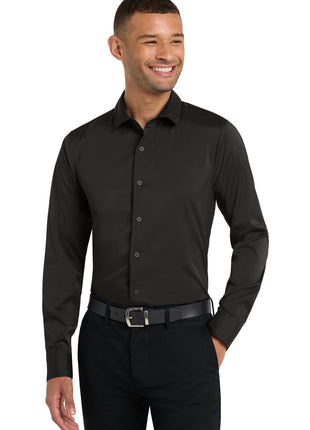 Port Authority ® City Stretch Shirt W680 - Black | Port Authority