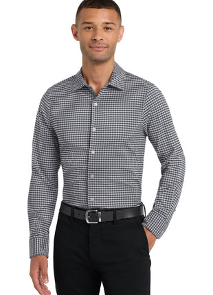 Port Authority ® City Stretch Shirt W680 - Graphite/ White | Port Authority