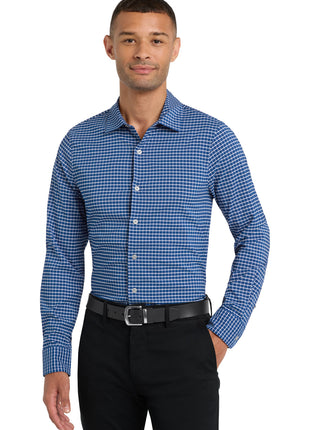 Port Authority ® City Stretch Shirt W680 - True Blue/ White | Port Authority